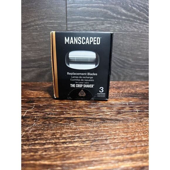 SEALED! Manscaped The Crop Shaver Replacement Blades 3 Cartridges Set - Picture 1 of 7